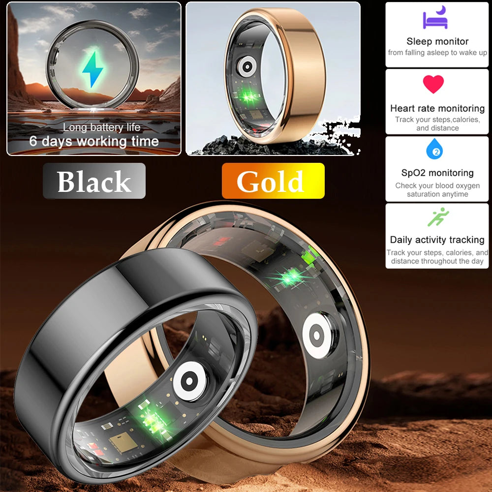 Titanium Smart Fitness Ring