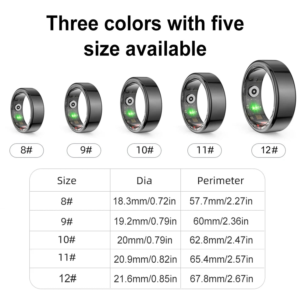 Titanium Smart Fitness Ring